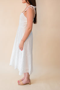 Marseline Eyelet Midi Dress