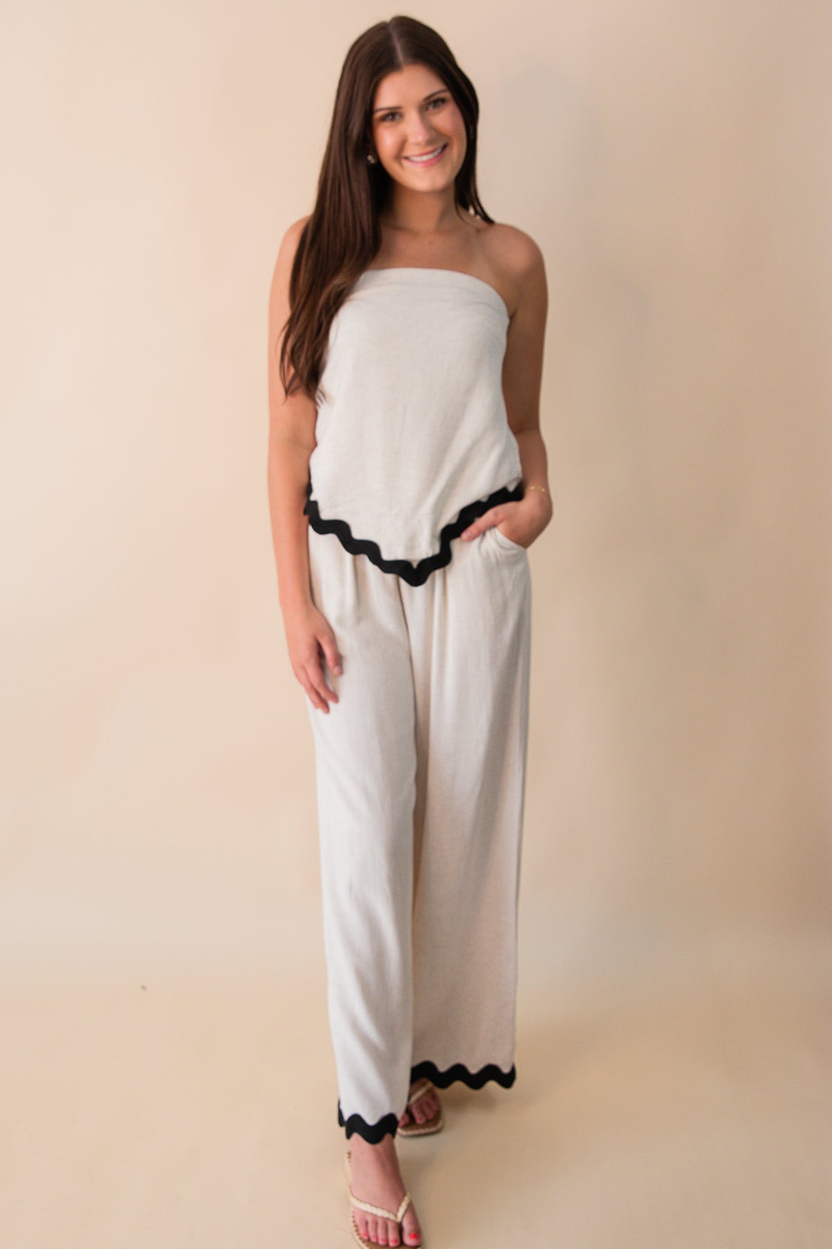 Sugarloaf Wavy Trim Pants