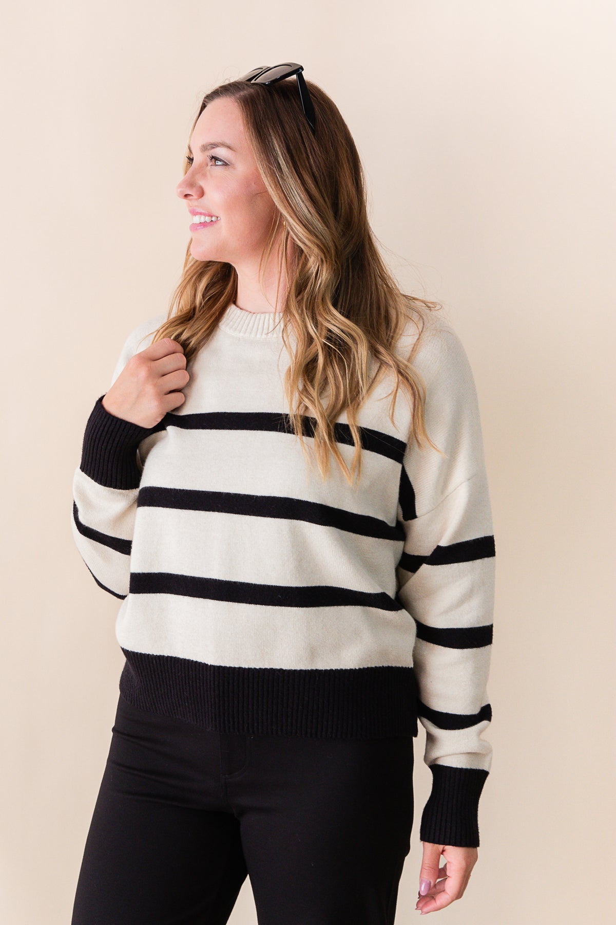 Jordane Striped Sweater