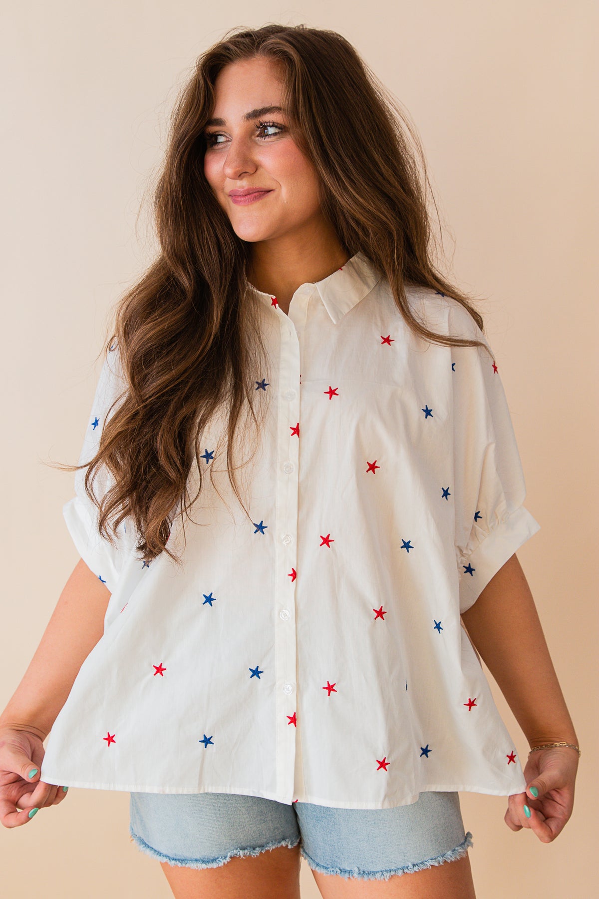 Falling Into Place Blouse