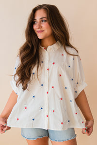 Falling Into Place Blouse