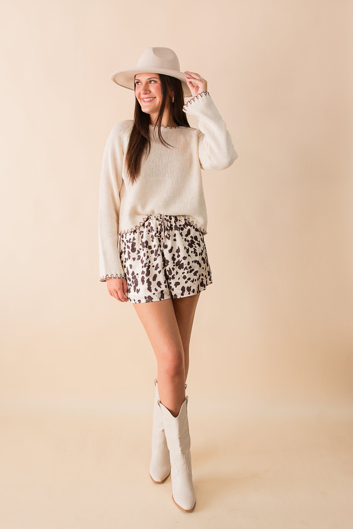 Abstract Dotted Shorts