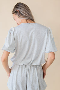 Mackenzie Bubble Crop Top