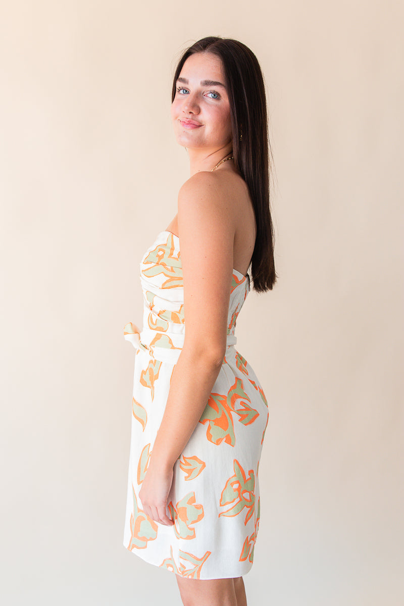 By The Beach Halter Neck Mini Dress