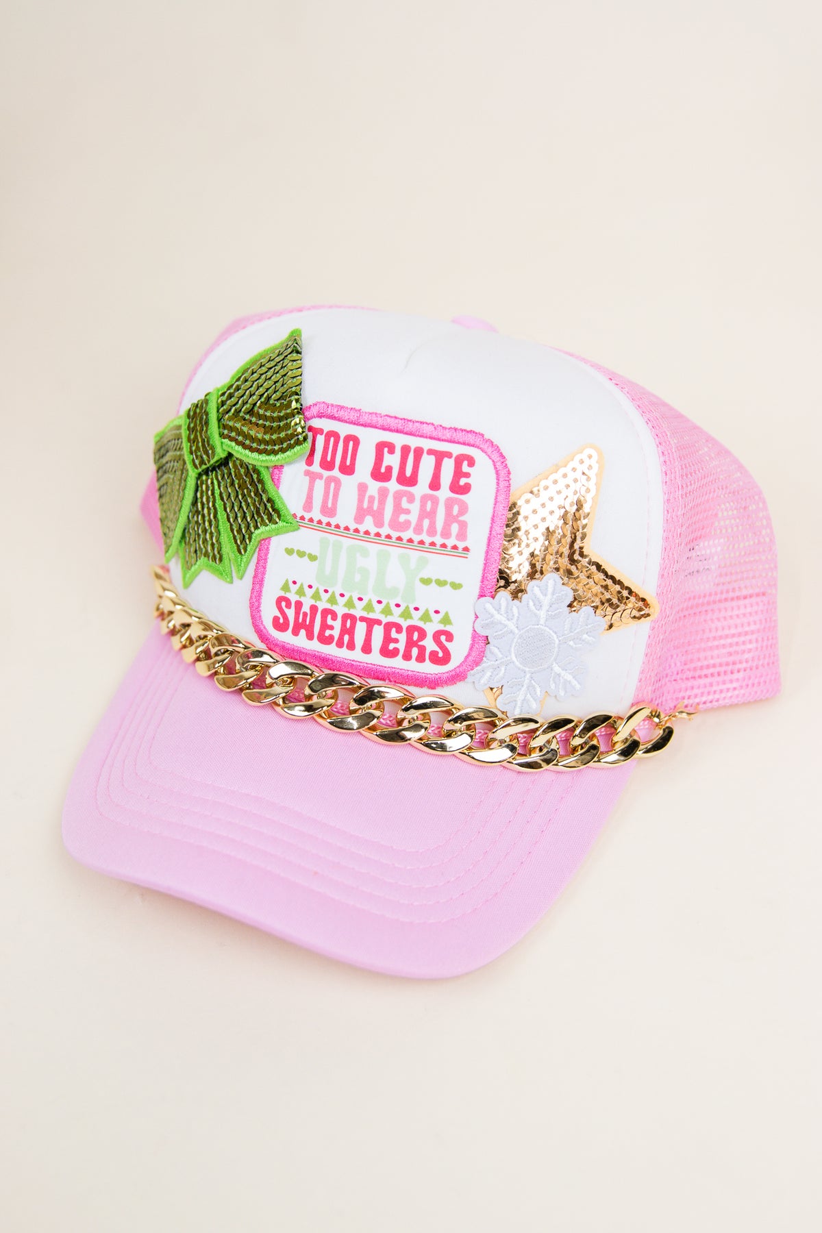 Custom Trucker Hat Too Cute