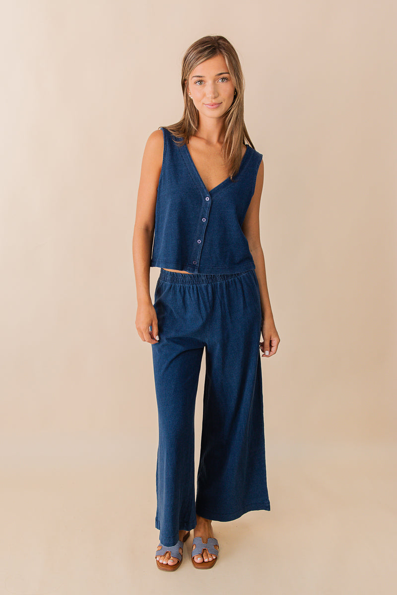 Solace Jersey Denim Top