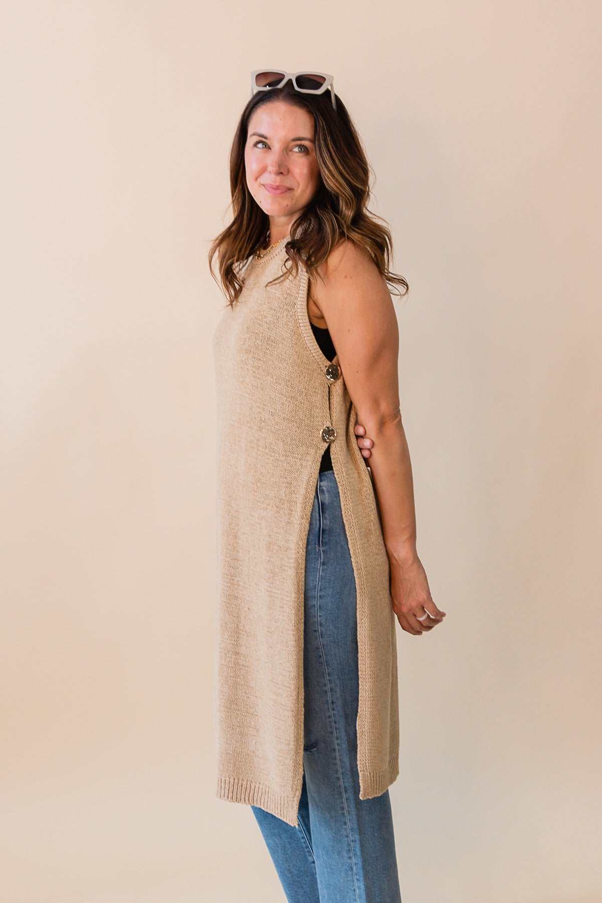 York Sleeveless Top