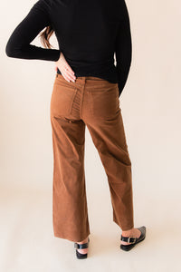 Meg High Rise Fab AB Wider Leg Raw Hem - Long Inseam