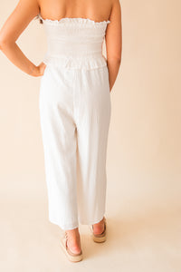 So Cal Smocked Bodice Jumpsuit
