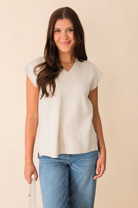 Kaylee Mae Sleeveless Knit Top