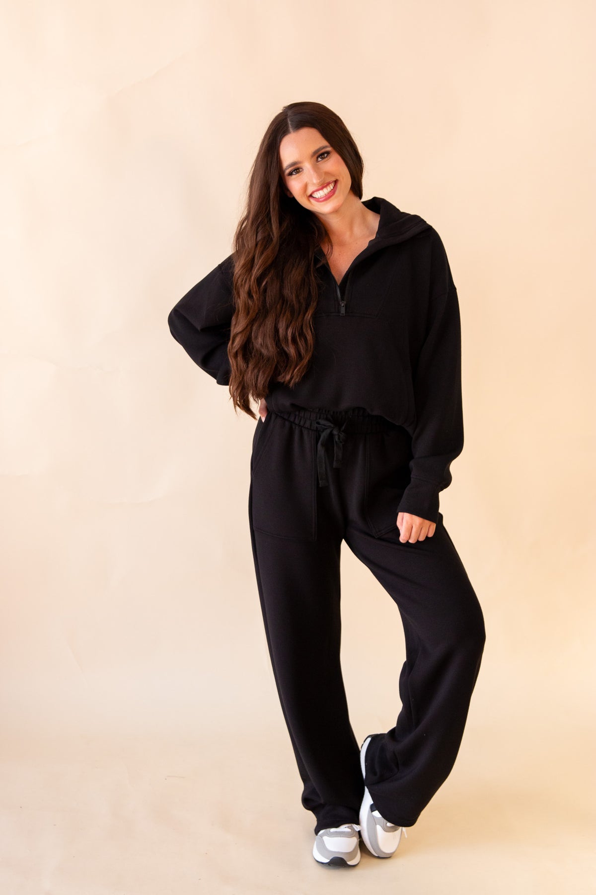 Beth Straight Lounge Pants w/ Pockets