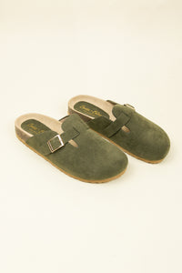 Kalina Suede Clog Slide