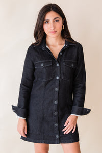 Candice Knit Denim Dress