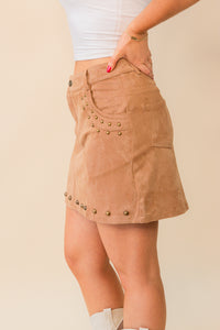Gotcha Studded Mini Skirt