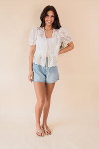 Xena Tie Detail Top