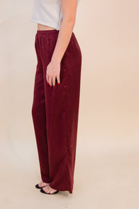 Slow Dancing Satin Wide Leg Pants