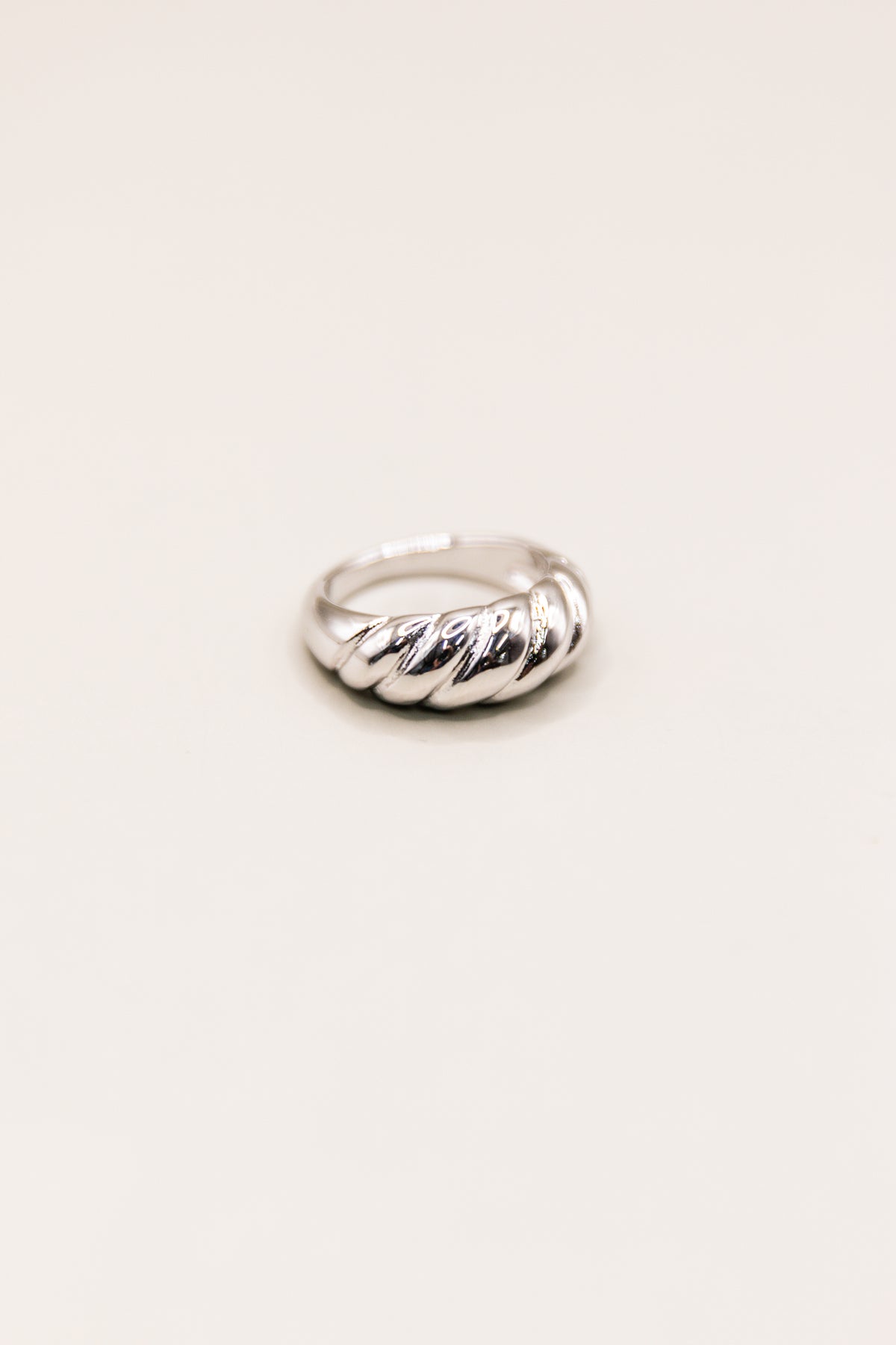 Silver Braided Ring