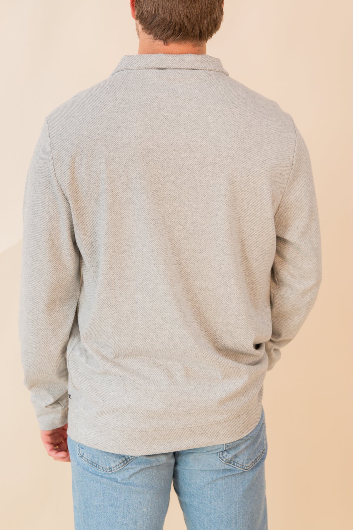 Hero Solid Twill 1/4 Zip Mock Neck