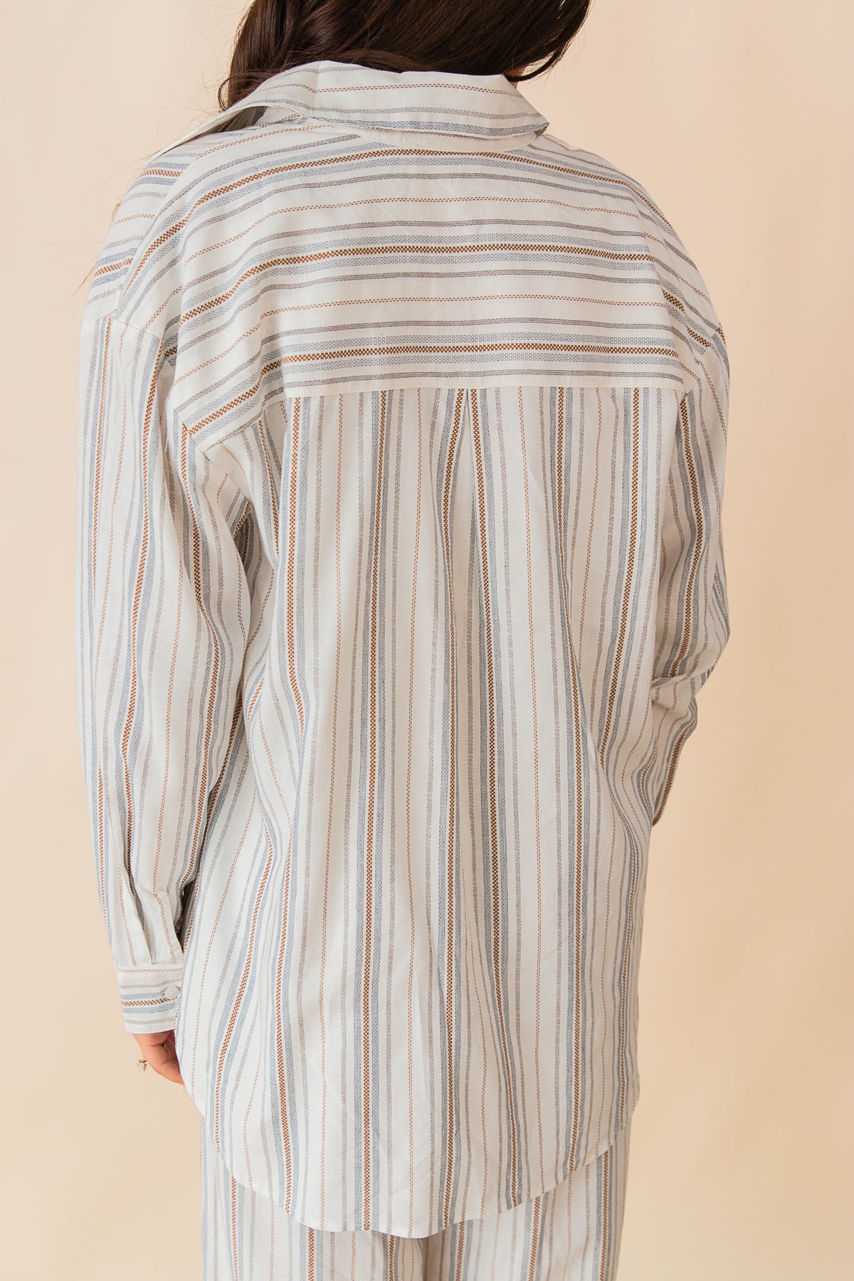 Nopales Striped Hi-Lo Shirt