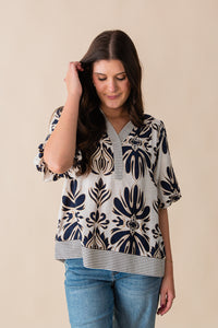 Tashi Bubble Woven Top