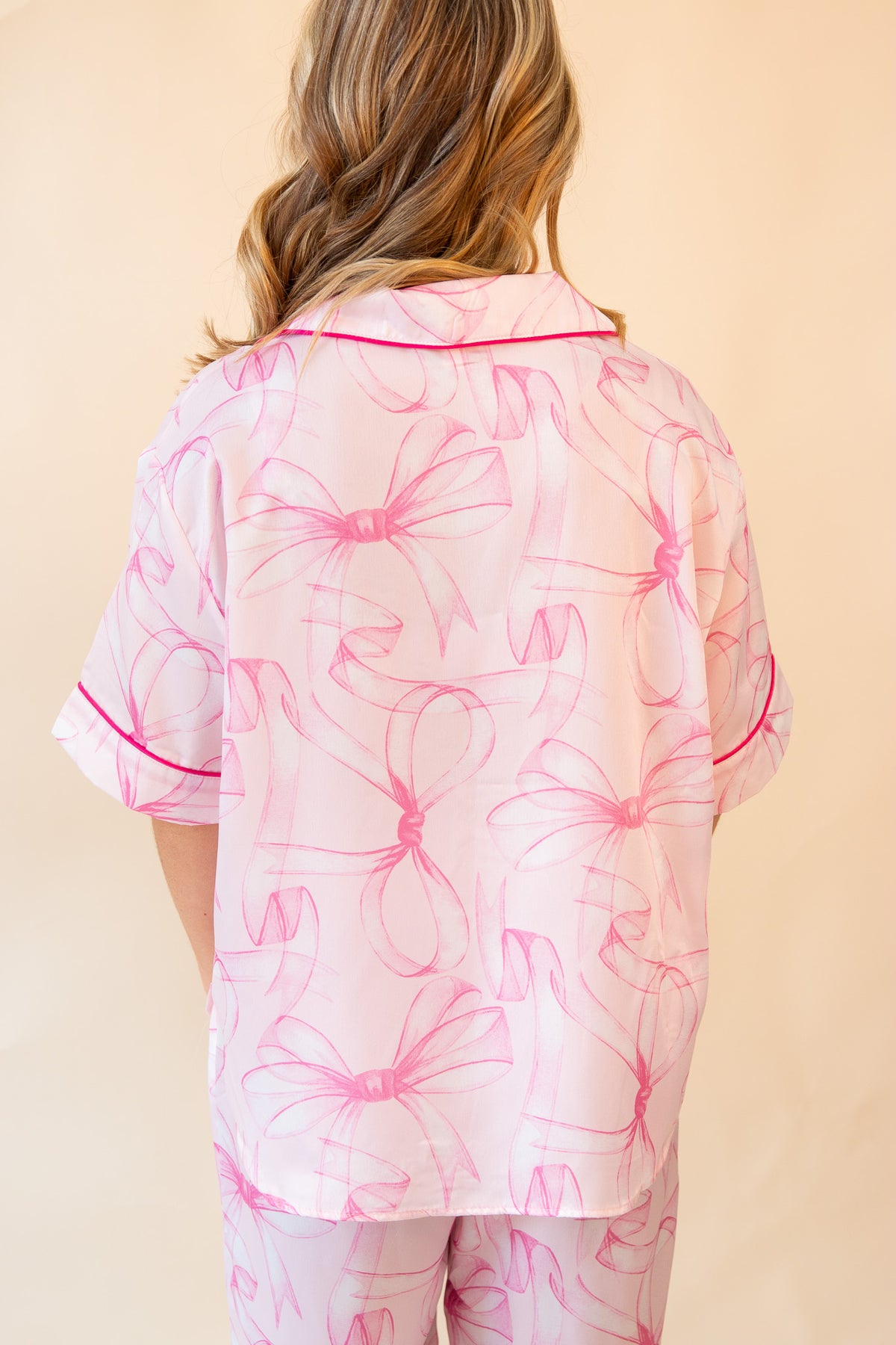 Rhea Bow PJ Top