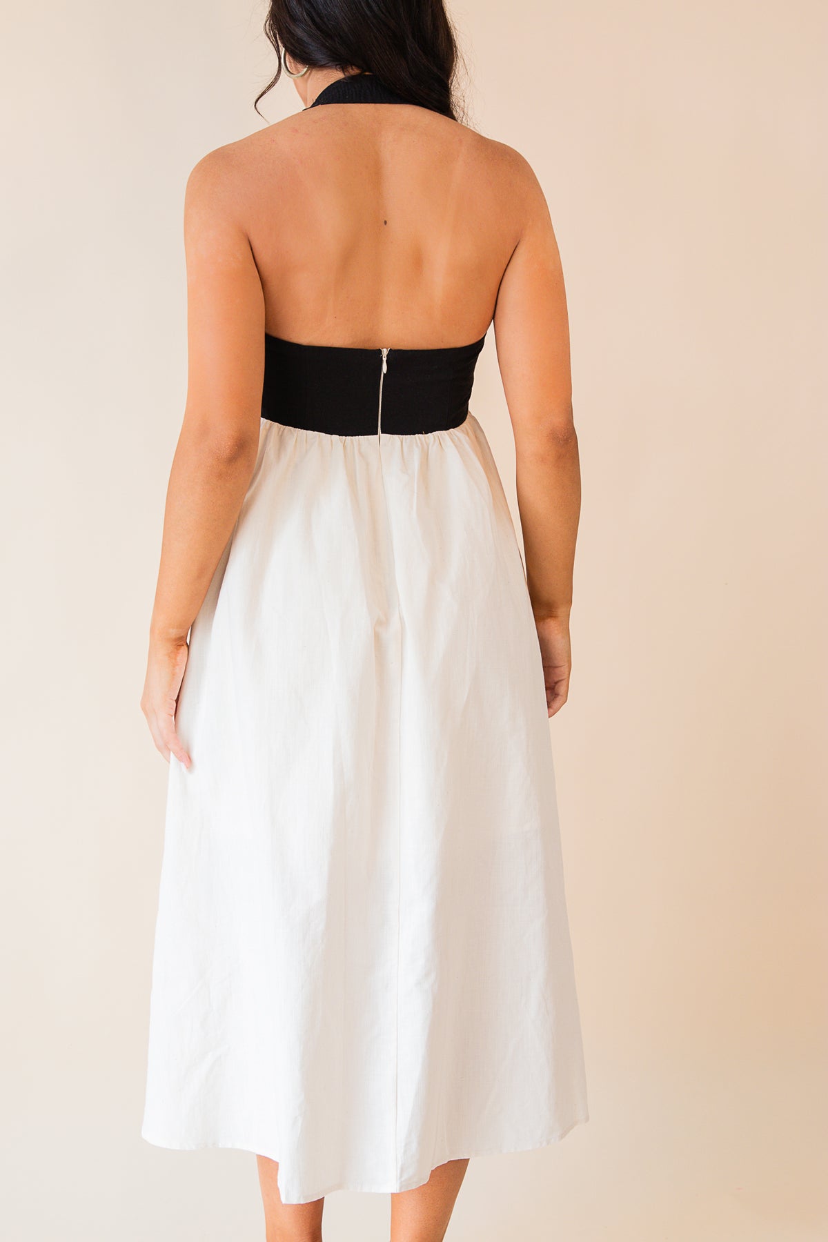 Lilibeth Halter Neck Midi Dress