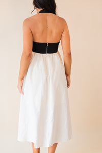Lilibeth Halter Neck Midi Dress