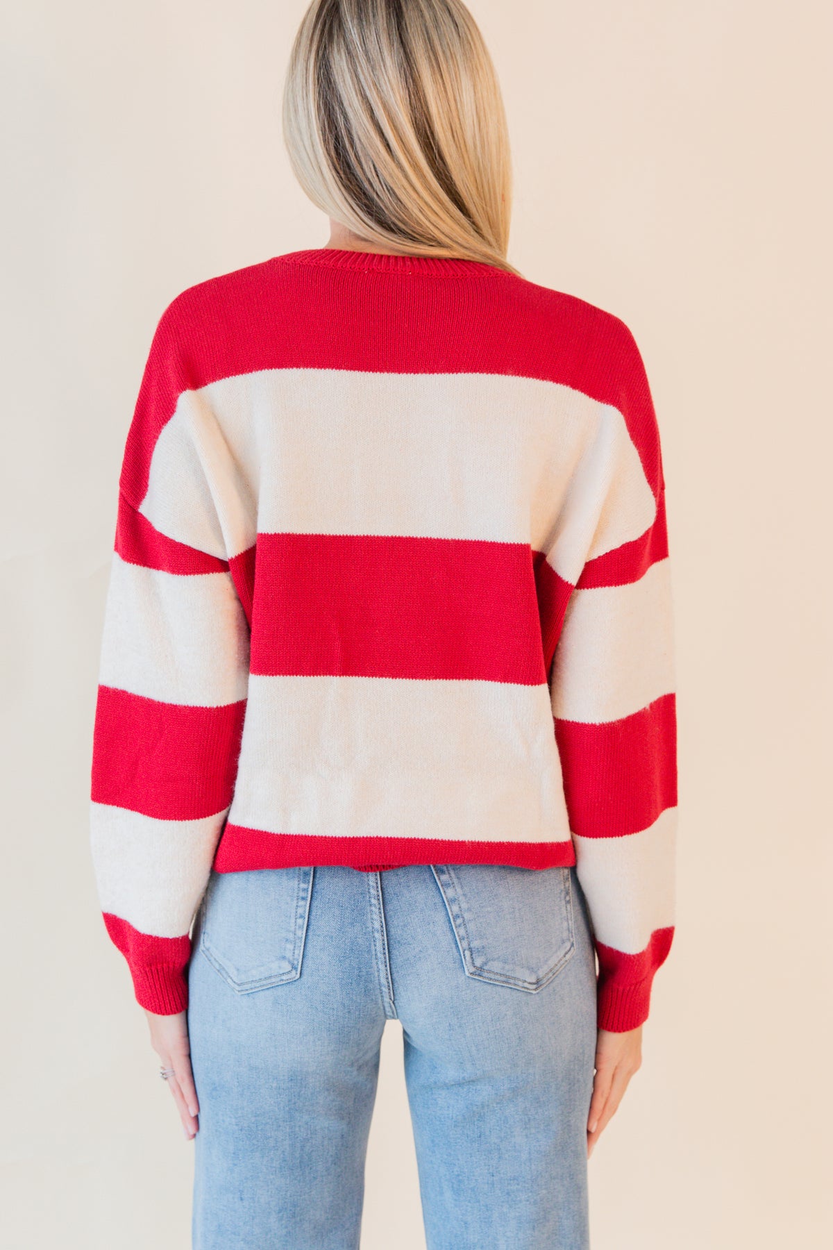 All the Jingle Stripe Sweater