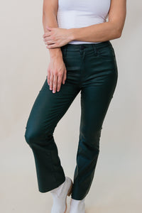 Kelsey High Rise Ankle Flare Raw Hem