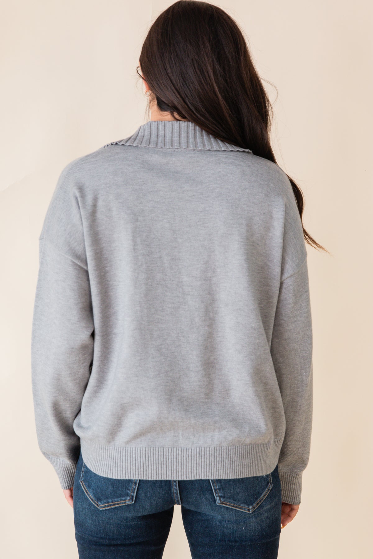 Naya 3/4 Zip Pullover Sweater