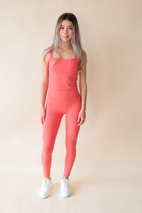 Sporty Ribbed 7/8 Legging