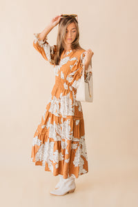 French Woven Midi Dress