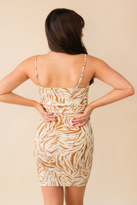 City Boheme Zebra Mini Dress