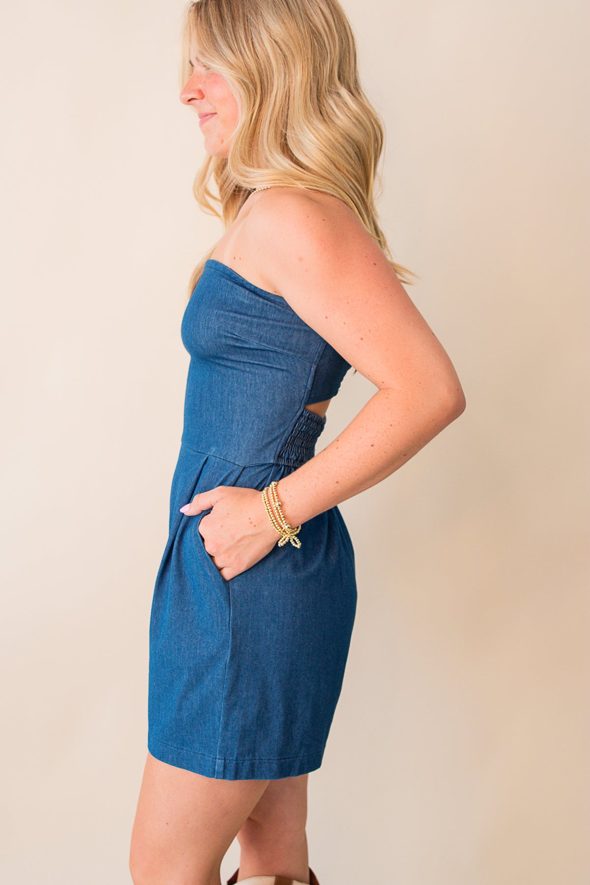 Wanderwave Tube Super Stretch Denim Romper