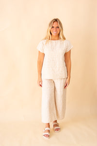 Jacquard Linen Lounge Pants