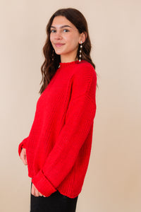 Spice Cake Funnel Neck Sweater