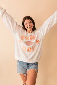 Game Day Patchwork Crewneck