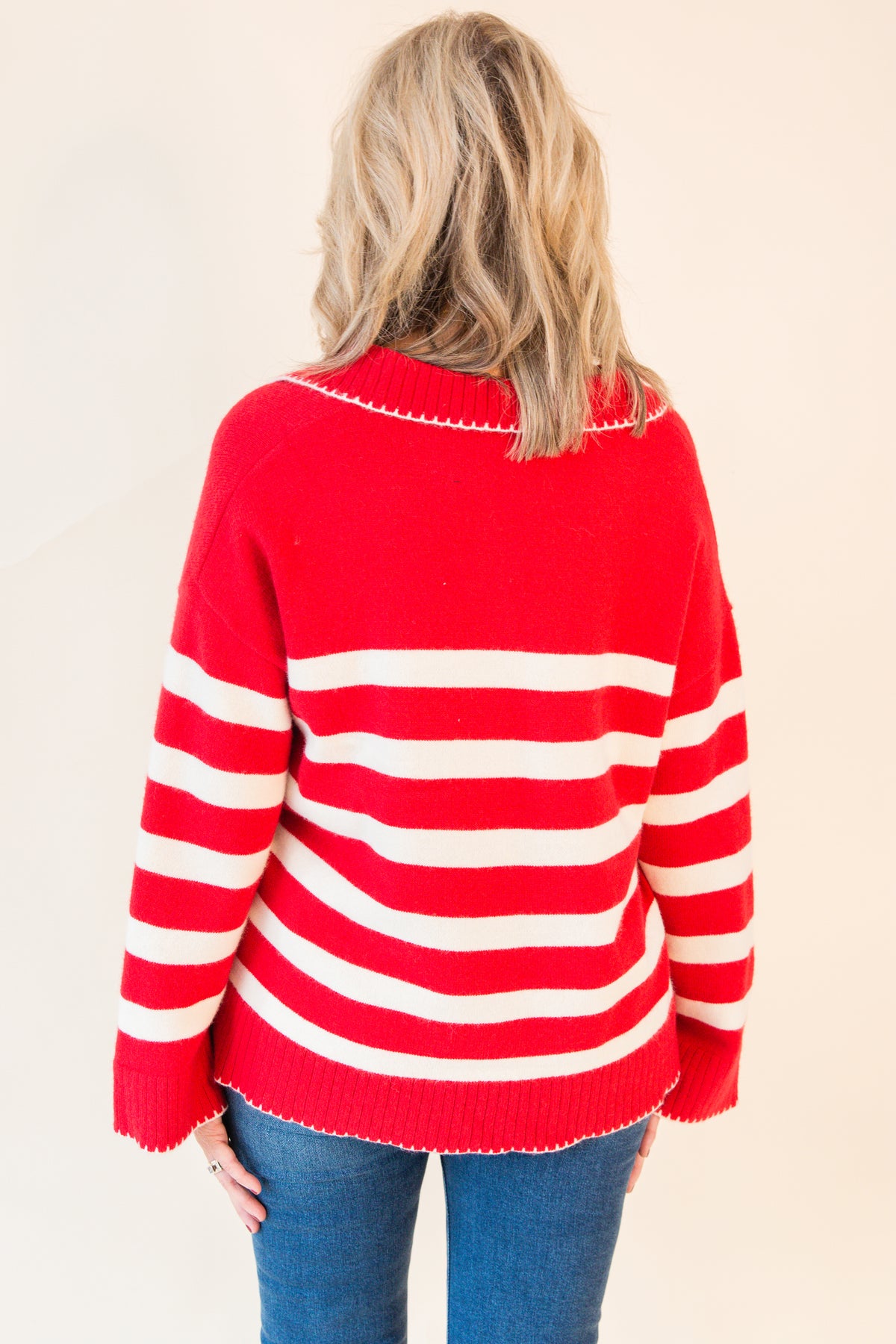 Amalie Striped Pullover