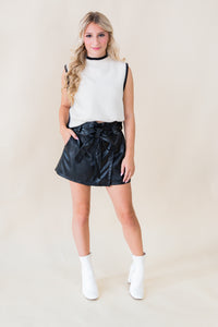 Bennett Tie Waist Skort