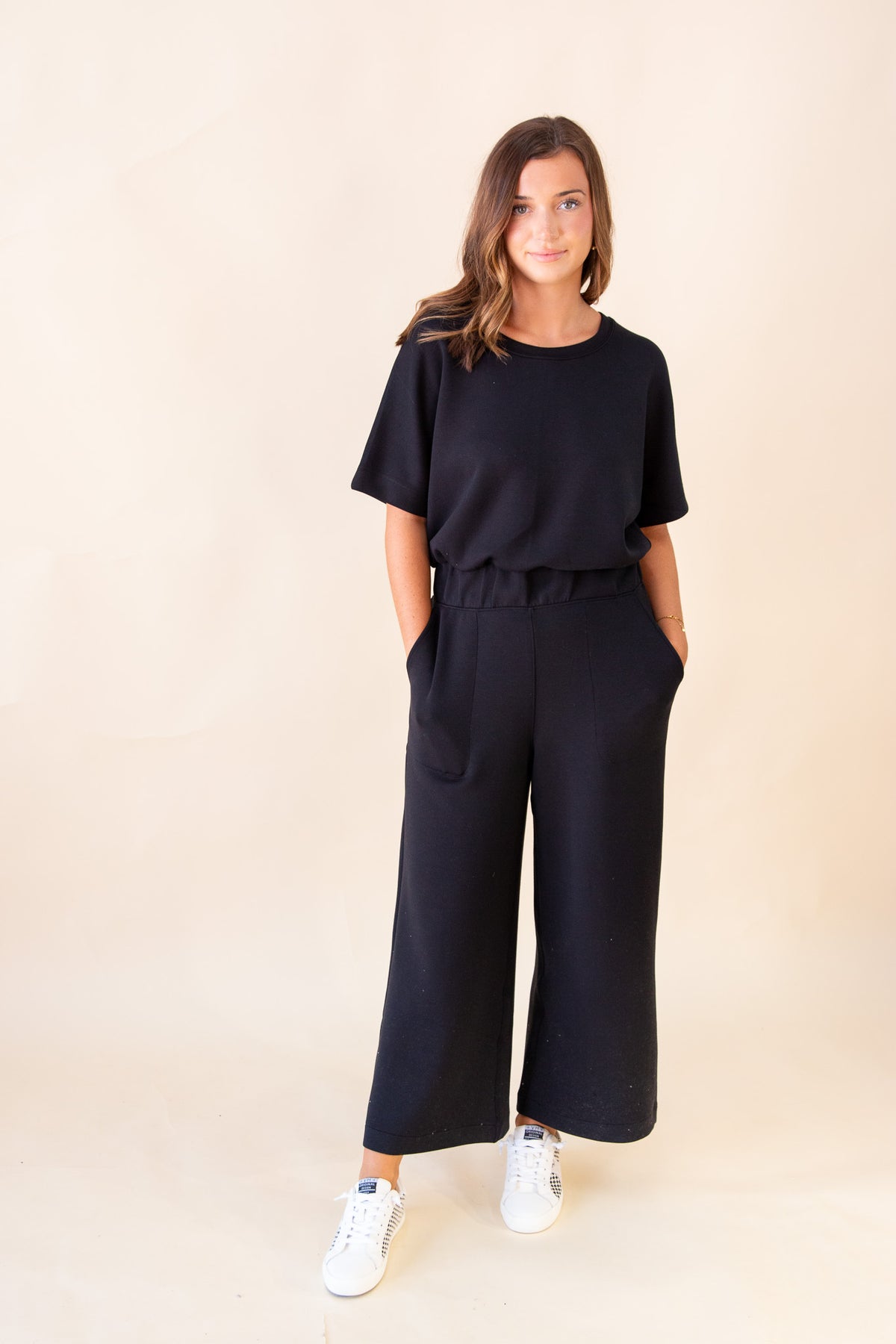 Aire Crop Wide Leg Jumpsuit