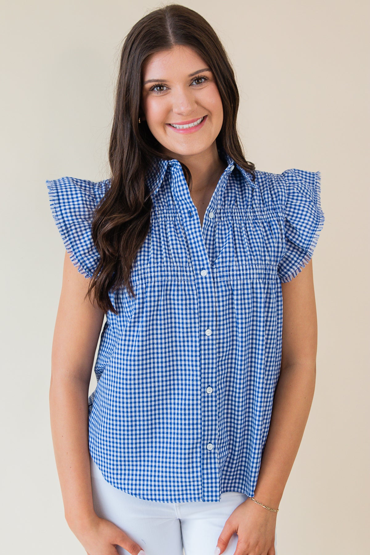 Spring Sing Gingham Top