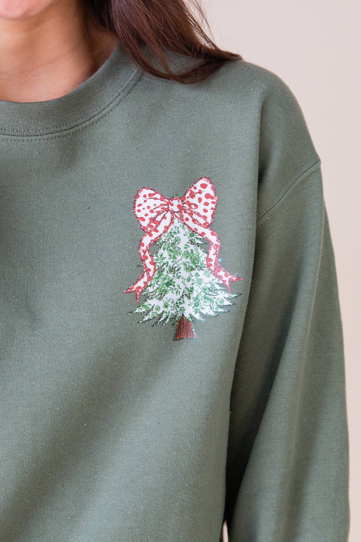 Christmas Tree Pocket LS Tee