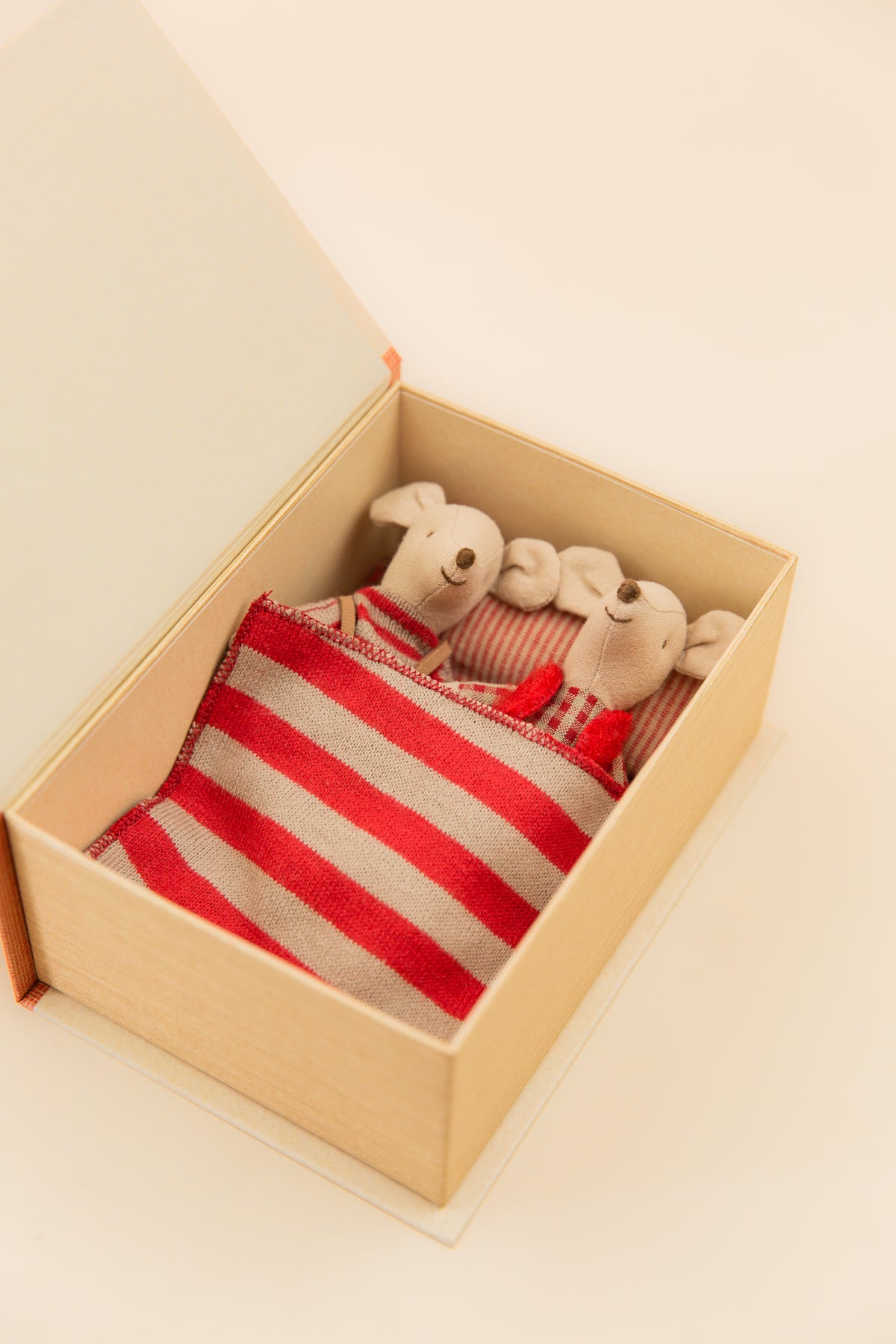 Christmas Twin Mice, Little Sister & Brother in Book