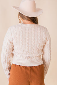 Lulu Embroidery Daisy Sweater