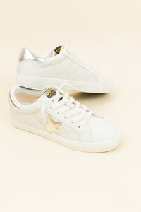 Flair 50 White Quilted Sneaker