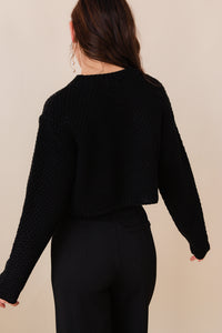 Odessa Waffle Stitch Button Front Cardigan