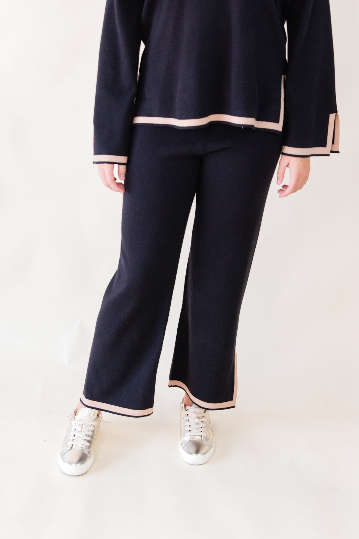 Veronica Sweater Pants w/ Side Slit