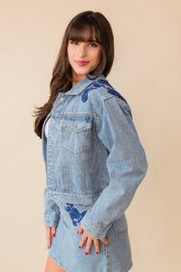 Most Likely Embroidered Denim Jacket
