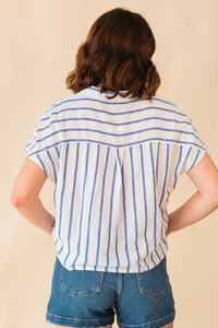 Parallel Button Down Top