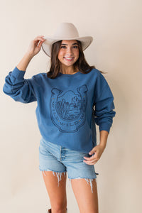 Wild West Horseshoe Crewneck